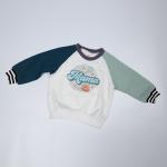 Long Sleeve Custom Tee Shirts Little Girls Big Boy Crew Neck