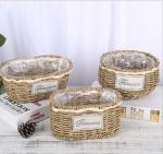 Creative Grass Woven Flower Pot Basket