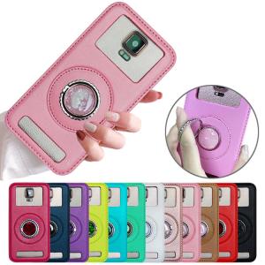 China Universal Finger Grip Leather Phone Cases For Samsung Huawei Mobicel Maxfone on sale