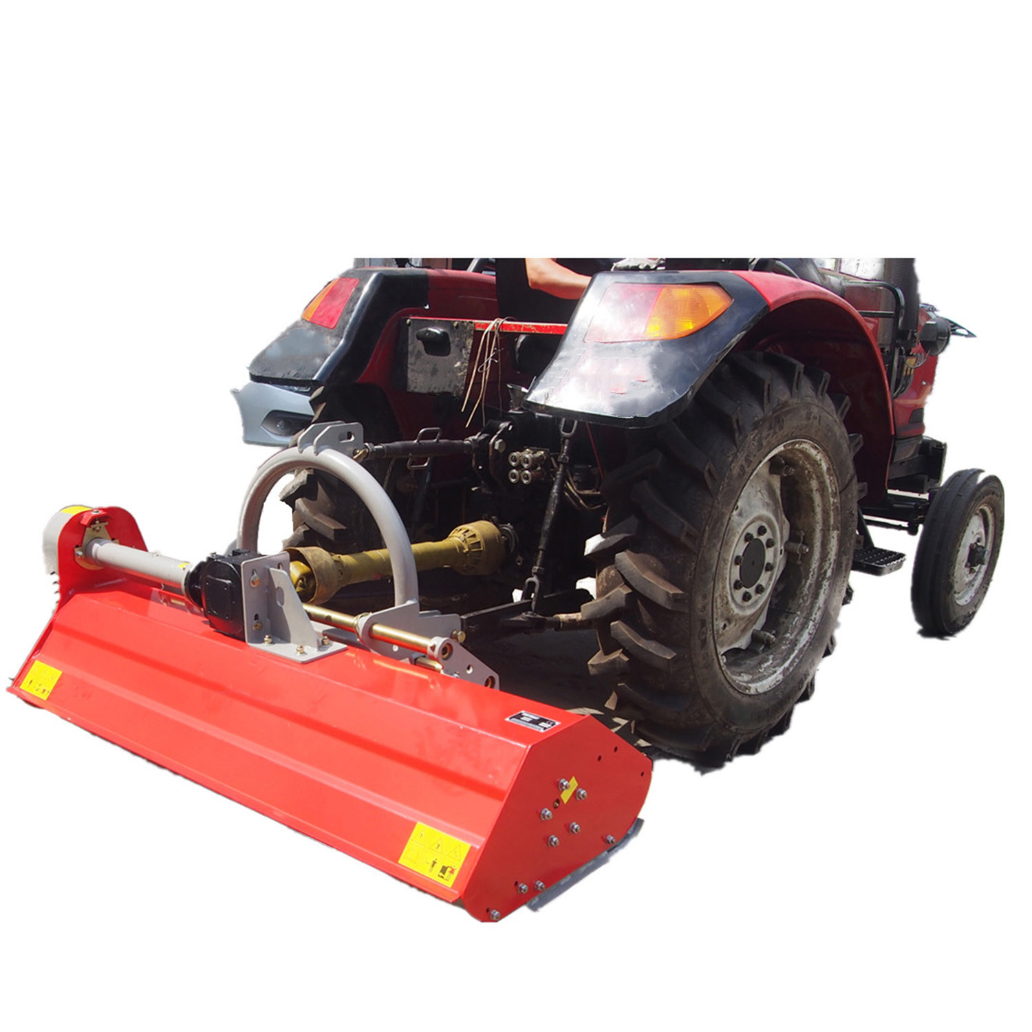 Medium Duty Mechanical Compact Tractor Flail Mower Hammer Mounted QYM110
