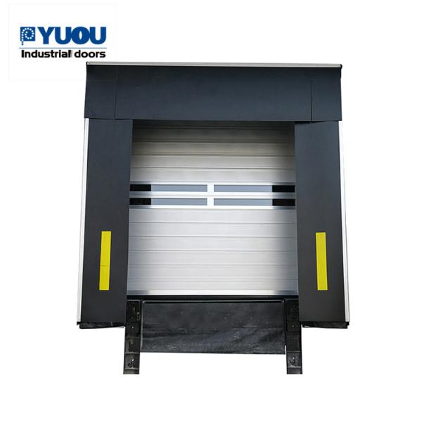 Cheap Steel Frame Loading Dock Seals 3mm Spring Balance PVC wearproof Retractable Shelter for sale