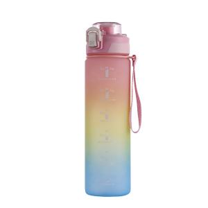 Quality Customized Portable Summer Large Capacity Personalized Sports Water Bottles Plastic Water Bottle 1000ml 32oz Outdoor Sports Activities Travel Cycling wholesale