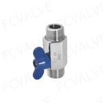 ISO 9001 Standard Butterfly Handle Stainless Steel Mini Ball Valve for Water