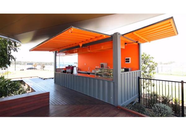 Topshaw 10 foot Container Coffee Shop, 10ft Container Bar , Container Restaurant