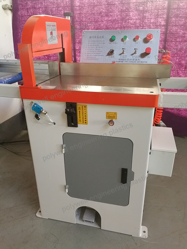 5.5 Kw Extruded Heatsink Sections Aluminium Degree Cutting Machine