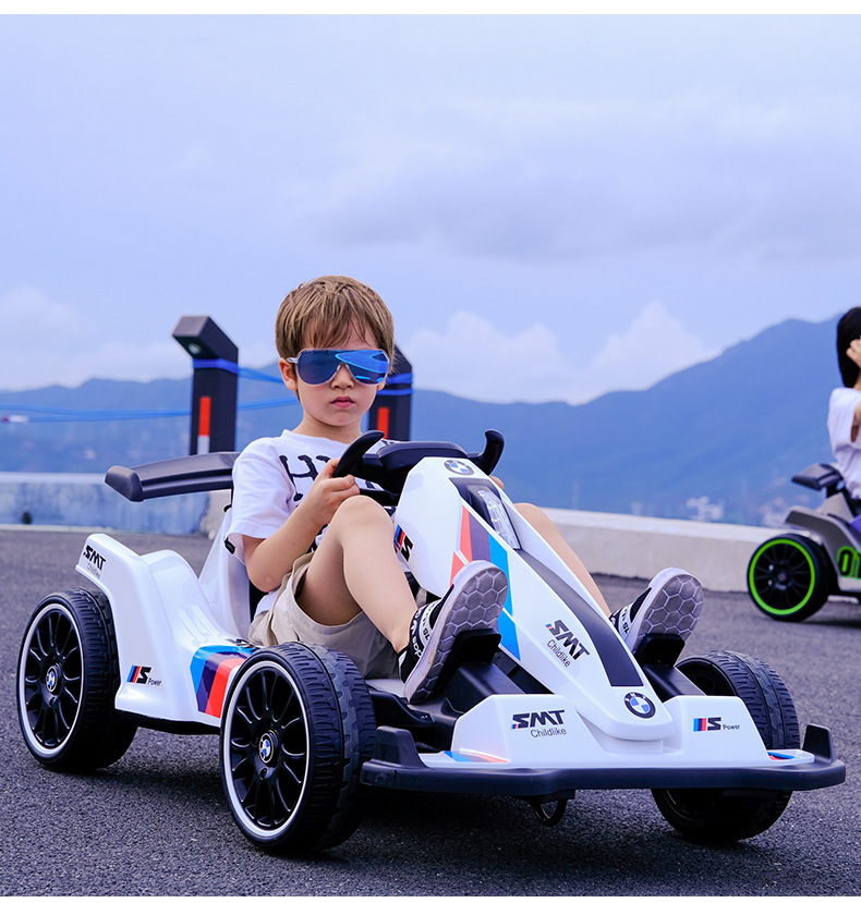 s Best Children's Remote Control Ride On 12V Electric Go-Kart Car with and Battery