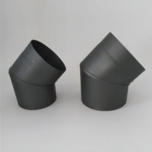 Quality Black Painted Stainless Steel Single Wall Stove Pipe Chimney Flue Kits For Spigot System wholesale