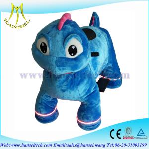 Quality Hansel high qulity battery operated plush motorized animal kids ride wholesale