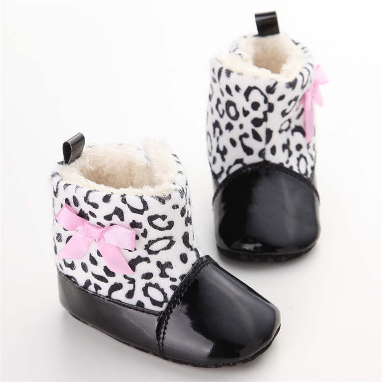 New fashion PU Leather upper Bowknot girl 0-2 years Princess baby shoes girl