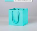 15x15x15 Plain Paper Shopping Bags