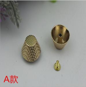 China Fashion  gold pattern 10 mm metal die-cast zinc alloy dome pop rivet for bag bottom on sale