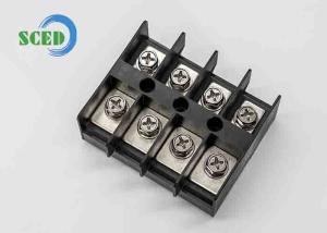 Quality 600V 100A High Current Terminal Blocks 20.00mm Copper Right Angle Wire Terminals wholesale