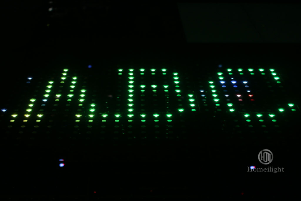 Colorful LED Video Dance Floor Tiles for Stage Disco DJ KTV Night Event IP55 60*60*6cm