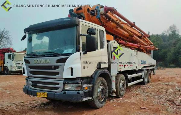 2014 Zoomlion Heavy Industries 56m Scania Chassis Second Hand Concrete Pump