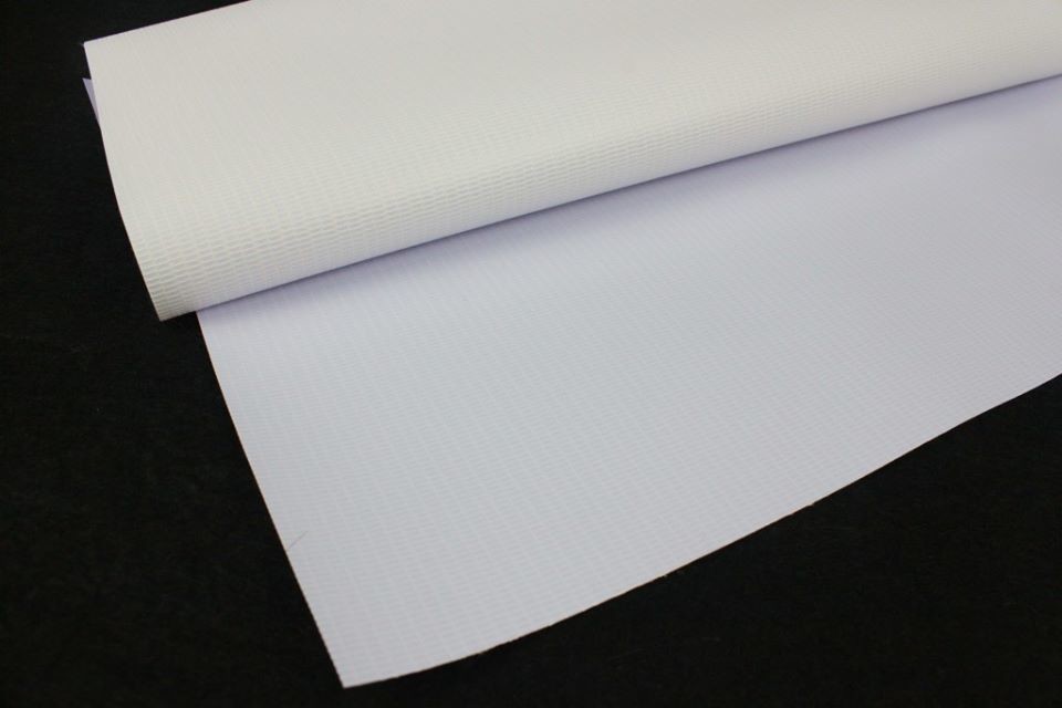 Hot laminate white/black back PVC Flex Banner tarpaulin 440gsm (13oz)