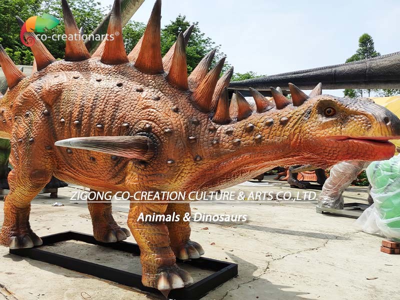 6M Life Size Animatronic Dinosaurs Huayangosaurus Model For Playground