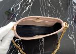 Pink Single Shoulder 25.5x15.5x4cm Underarm Chain Bag Big Capicity For Women