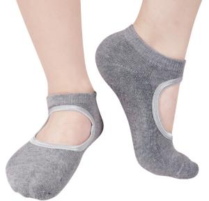 Quality Security Backless No Slip Yoga Socks , Various Color Breathable Yoga Feet Socks wholesale