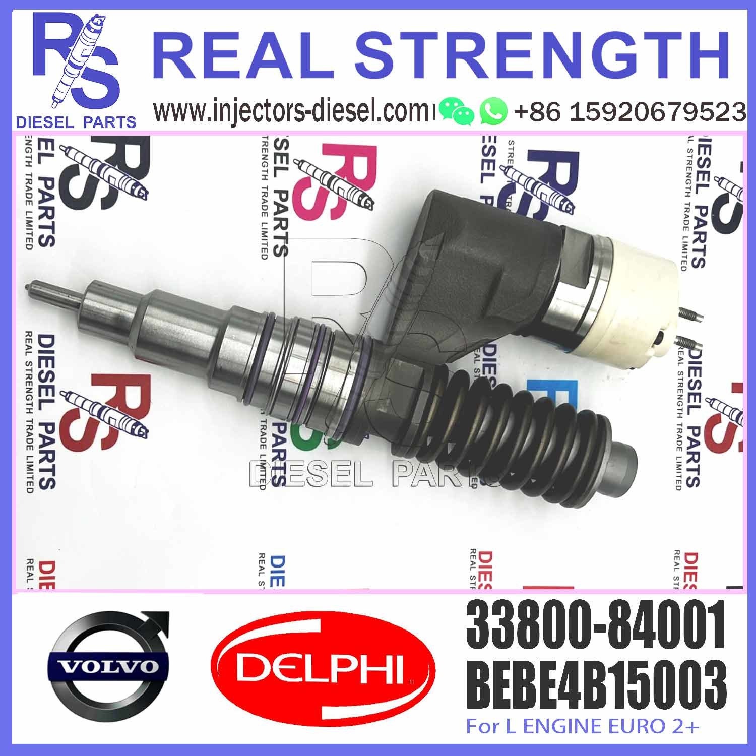 33800-84001 High Quality Hot Sale Common Rail Fuel Injection Diesel Fuel Injectors 33800-84001 For HUUNDRI D6CA