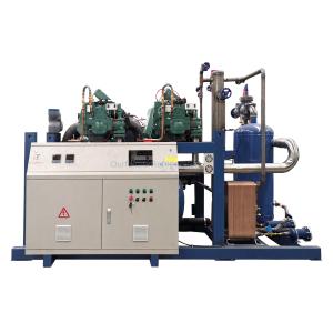 Quality Customizable Screw Compressor Unit R404a Refrigerant / Refrigeration Unit wholesale