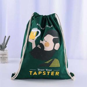 Quality Grocery Polypropylene Reusable Drawstring Non Woven Bag 100Gsm Breathable wholesale