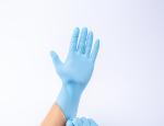 Blue Medical Disposable Powder Free Nitrile Gloves S M L XL For Examination