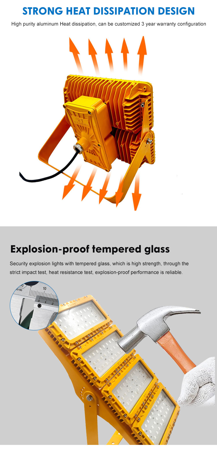 SMD3030 Led Hazard Explosion Proof Sight Glass Light AC100-265V