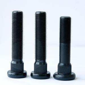 Quality M22 Auto Parts Wheel Hub Bolts And Nuts Lug Studs Knurled Fasteners 10.9 12.9 Grade For 0259931/259931 10014534/10086626 wholesale