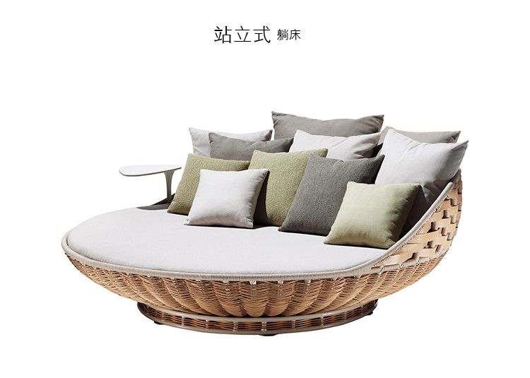 Hammock Swing Creative Rattan Hanging Chair , Balcony Homestay Bird'S Nest Lazy Rattan Chair
