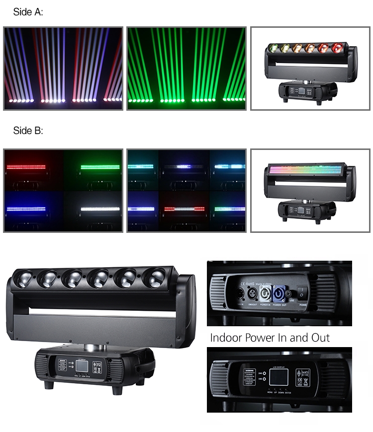 X 40W LED Beam Effect Light for KTV DJ Bar Night Club Lighting Solutions Unique Effect