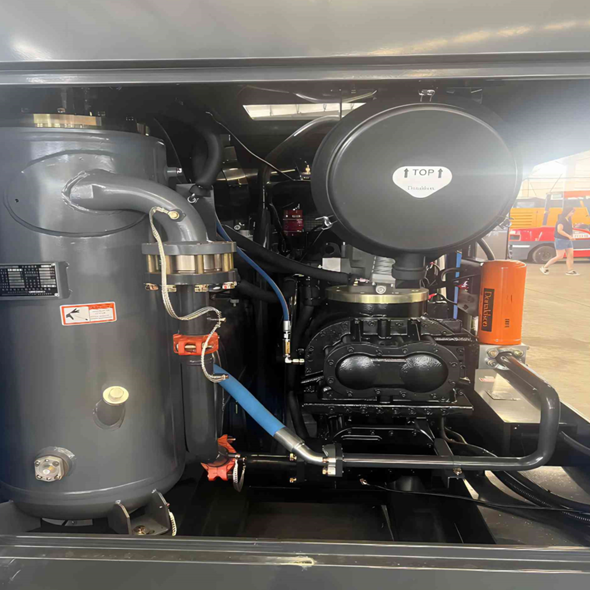 Mining 22 Bar High Pressure Portable Screw Air Compressor Machine