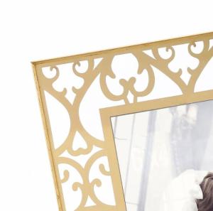 Quality Desktop Stand Personalised Glass Picture Frames Contemporary Gold Design wholesale