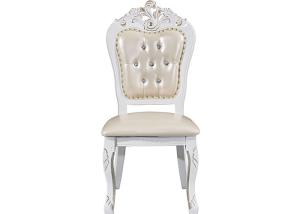 Quality Multi Purpose European Retro Leather Dining Chairs wholesale