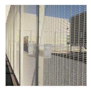 Quality Sustainable Metal Barbed Wire Mesh Anti Climb 358 Security Beta Fence for Railway Station wholesale