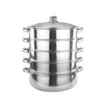 Five Layers Stainless Steel 410 Steamer Food Pot For Restaurant