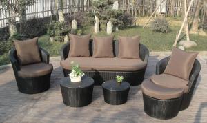 Quality wicker patio sofa set wholesale