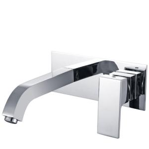 Quality Copper Panel Single Handle Brass Basin Faucet Chrome Finish wholesale