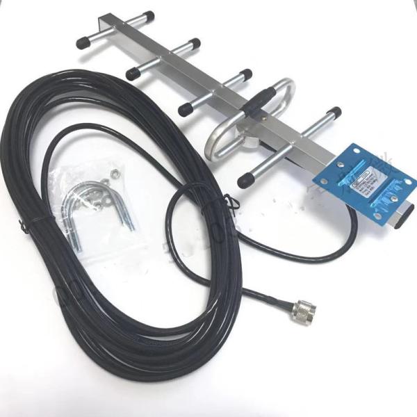 5 Unit Antenna Cell Phone Booster Parts For Outdoor 2G / 3G / 4G LTE With 10m