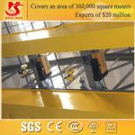 Double girder steel factory used overhead radio control crane