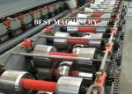 Metal Roof Ridge Cap Roll Forming Machine / Corrugated Roof Sheet