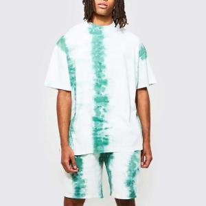Quality Flexible Casual Two Piece Suit Short Sleeve Digital Printing wholesale