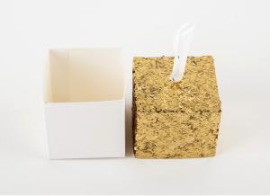 Quality Gold Silver Glitter Gift Box Wholesale Glitter Surprise Box with Ribbon wholesale
