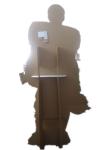 POP Cardboard Standee Display Recyclable Material UV Coating Surface