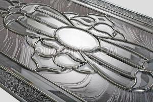 Quality brass decorative glass panel in doors &amp;windows wholesale