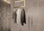 Camal Carpet Look Porcelain Tile / Home Indoor Carpet Tiles CE Certified
