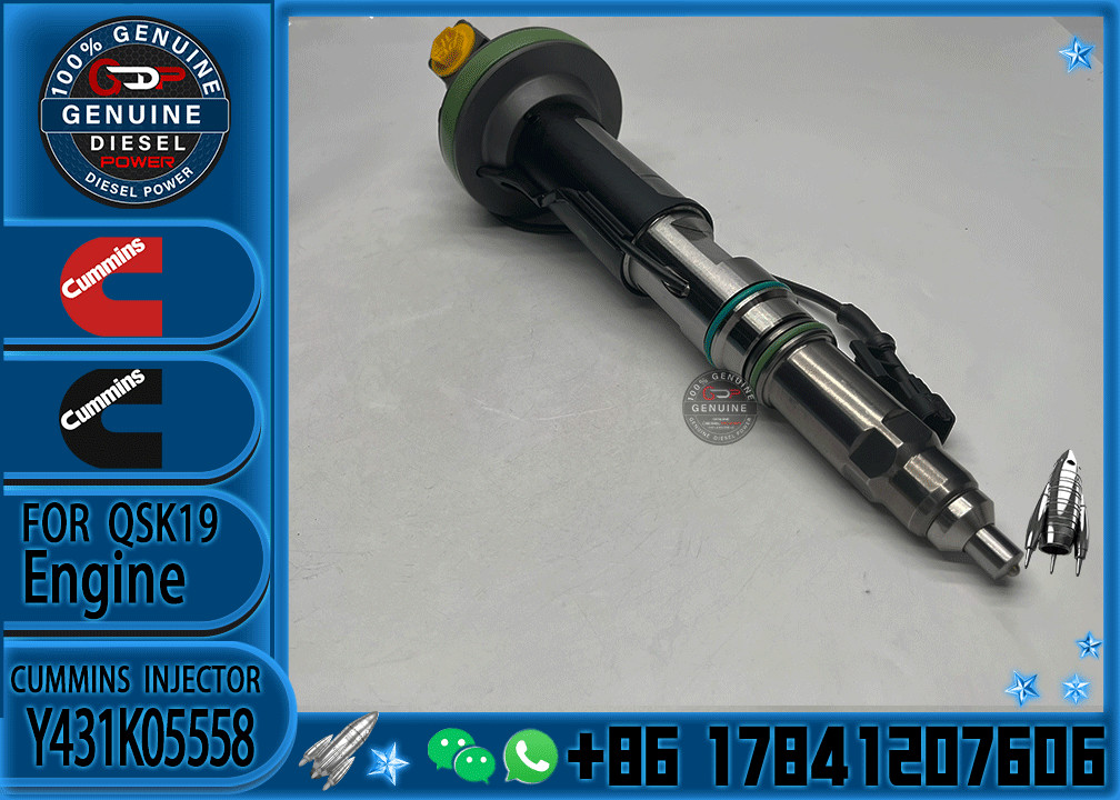 Car Engine Systems Assembly Fuel Diesel Injector Y431K05558 Y431K05417 4964170 4964171 2867149 For Cummins QSK19 Diesel