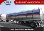 42000 L fuel tanker semi truck trailer for diesel oil delivery with insulating