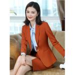 Regular Women 'S Business Suit Skirt Custom 90% Polyester Blended Cotton Long