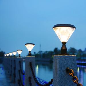 Quality 5V 4.5W Street Led Post Lamp Light Fixtures Solar Garden Landscape wholesale