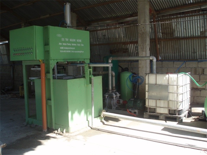 Eco Friendly Fruit Tray / Egg Tray Production Line 350 -3000pcs/h Capacity
